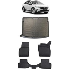 Die Grup Volkswagen Taigo 2025 Model Için 5d Premium Havuzlu Paspas
