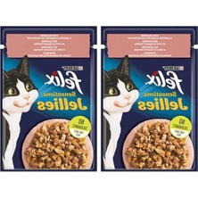 Die Grup Somon ve Karides Aromalı Kedi Yaş Yiyecek, 85 gr 2li Paket