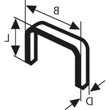 Die Grup Tip 53 Zımba Teli, 4X0.74MM, 6mm Uzunlukta