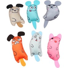 Die Grup Peluş Kedi Oyuncağı - 6 Çeşit Kedi Otu Aromalı