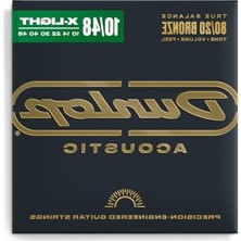 Die Grup Bronz Akustik Gitar Tel Seti, 80/20, 10-48 Ölçü, Yüksek Ses Kalitesi
