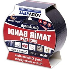 Die Grup Çok Amaçlı Tamir Bandı, 50 mm x 25 Mt, Siyah Renk