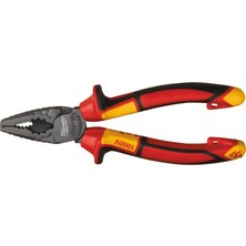 Vintessy Milwaukee T4932464571 Ağır Hizmet Tipi Vde Elektrikçi, Izoleli Kombine Pense 165MM
