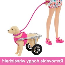 Die Grup Barbie ile Oynanabilir Yavru Köpek ve Aksesuar Seti