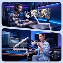 Die Grup Mikrofon Kolu ve Standı Seti, Podcast ve Stüdyo Için