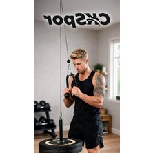 Die Grup Tek Makara Fitness Seti, Lat Pulldown ve Triceps Çalışma Istasyonu