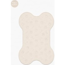 Die Grup Kokusuz Plastik ve Pvc Içermez Köpek Beslenme Paspası, Ekru