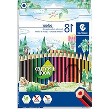 Die Grup 18'li Kuru Boya Kalemi Seti - Noris Serisi