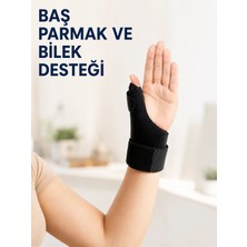 Grandor Metal Atelli Başparmak Destekli El Bilekliği Ayarlanabilir De Quervain Bilek Desteği