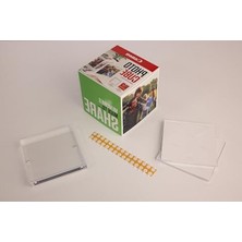 Die Grup Canon Photo Cube Creative Pack, Green - PP-201 Glossy Iı Fotoğraf Kağıdı 5x5" (40 Yaprak) + Fotoğraf Çerçevesi - Canon Pıxma Yazıcıları ile Uyumlu