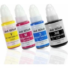 Die Grup Muadil Mürekkep Seti, 4 Renk, 135 ml Siyah, 70 ml Renkliler ile