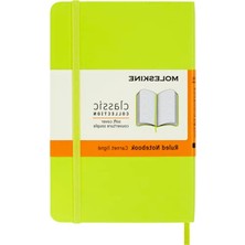 Die Grup Çizgili Yumuşak Kapak Defter, Limon Yeşili Renk ile Pratik