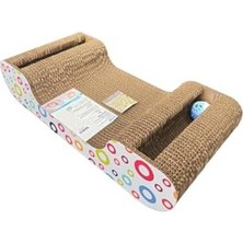 Die Grup 21X44X9,5 cm Karton Kedi Tırmalama, Sağlıklı ve Eğlenceli