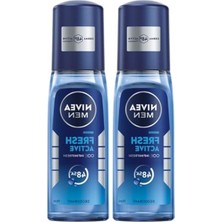 Die Grup 75 ml Erkek Pump Sprey Deodorant, 48 Saat Koruma Sağlayan Fresh Active