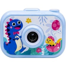 Die Grup Mavi Renkli Mini Unicorn Tasarımlı Taşınabilir Çocuk Fotoğraf Makinesi