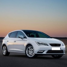 Die Grup Siyah Bijon Kapağı Seti (5 Adet) - Seat Leon 3 ile Uyumlu (2013-2016)