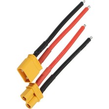 Die Grup 15 cm Erkek Dişi Lipo Pil Şarj Kablosu, 2.5mm Silikon Kablolu