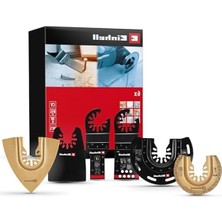 Die Grup Orijinal Einhell 6 Parça Multitool Seti (Dalma, Hcs Yarım Daire, Crv Dalma, Karbür Uçlu Yarım Daire Testere Bıçağı, Karbür Delta Rasp, Esnek Spatula – Open Back Bağlantılı) - 49708106