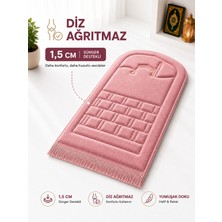 Bripurga Ortopedik Seccade Diz Ağrıtmaz 1.5 cm Sünger Destekli Kadife Namazlık