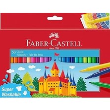 Vintessy Faber-Castell 554204 Castle Keçeli Kalem, 50'li