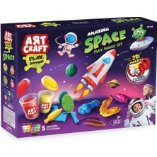 Vintessy Dede Art Craft 03733 Inanılmaz Uzay Oyun Hamur Set 380 Gr, Karışık