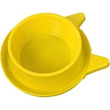 Die Grup Sarı Renkli Plastik Kedi Kulaklı ve Su Kabı, 400 ml