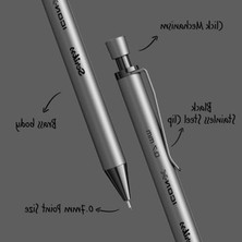 Die Grup Antrasit Metal Versatil Kalem, 0.7 mm Kalınlığında