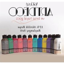 Die Grup Akrilik Boya Başlangıç Seti, 140 Ml, 12 Renkli Seçenek