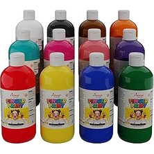Vintessy Tüm Renkler Parmak Boyası 12'li Set 12X500GR