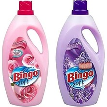 Vintessy Bingo Soft Yumuşatıcı 3 Lt Gülpembe ve Lavanta 2 Li Paket