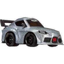Die Grup Mgae Cartuned Jdm Seri 2 2022 Toyota gr Supra, Gri, Metal Gövde, Biriktirilebilir Oyuncak Araba