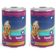 Die Grup Dana Etli Parça Yetişkin Köpek Pate Konservesi 395 gr 2li Paket
