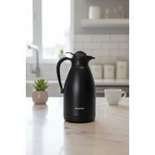 Die Grup Çelik Termos, 2 Litre Kapasite, Siyah Renk