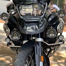 Die Grup Parlak LED Motosiklet Farı, 4 Aydınlatma Modu, Güvenli Sürüş Için