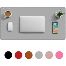 Die Grup Deri Görünümlü Geniş Mouse Pad, 80X40 cm