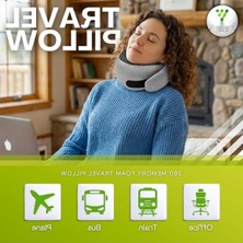 Die Grup Ortopedik Spiral Boyun Destekli Seyahat Yastığı - %100 Visko