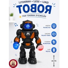 Die Grup 23 cm Işıklı ve Sesli Hareketli Robot Oyuncak, Eğlenceli Dans Eden Tasarım