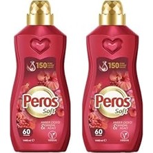 Vintessy Peros 2li-Konsantre Yumuşatıcı Amber Çiçeği & Sandal 1440 ml x 2 Adet