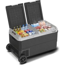 Die Grup 12/24 Volt Kompresörlü Dondurucu, 75 Litre Kapasite, Tekerlekli
