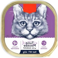 Die Grup Ton Balıklı ve Karidesli Yaş Kedi Maması 40GR