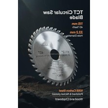 Die Grup 115 mm Daire Testere Diski, 40 Diş, 22.2 mm Delik Çapı, Karbon Çelik, Krom Vanadyum Kaplama