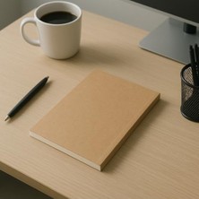 Die Grup A5 Boyutunda Noktalı Not Defteri, 64 Yaprak ve Kraft Kapak