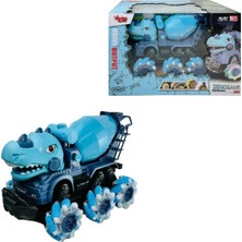 Akıllı Bayi YJ-078-3 1:14 Uzaktan Kumandalı Full Fonksiyon 2.4g Dinozor Beton Mikseri -Vardem