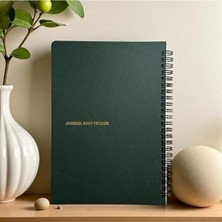 Die Grup 12 Haftalık A5 Beslenme ve Kilo Takip Planlayıcı Defter – Spiralli, Şık Suni Deri Kapak