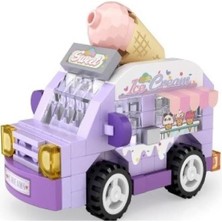 Akıllı Bayi LZ-8638 Loz Dondurma Arabası 140 Parça Block Oyuncak-Mini Poşet