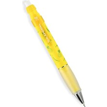 Die Grup 07 mm Kalınlığında Fosforlu Sarı Mekanik Kurşun Kalem, Ananas&muz Desenli