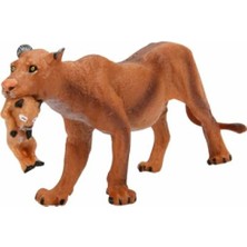 Die Grup Vahşi Aslan Figürü - 12,5 cm