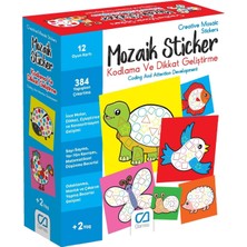 Vintessy Ca Games Mozaik Sticker 2+ Yaş Çocuklar Için Eğitici Kodlama ve Dikkat Geliştirme Etkinlik Oyun