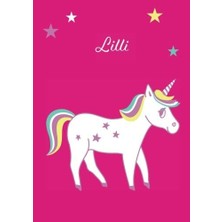 Vintessy Lilli: Einhorn Malbuch / Tagebuch / Notizbuch - Dın A4 - Blanko (German Edition)