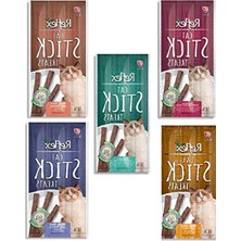 Die Grup 5'li Mix Kedi Ödül Seti, Çeşitli Lezzetlerle Dolu, Kediniz Için Özel